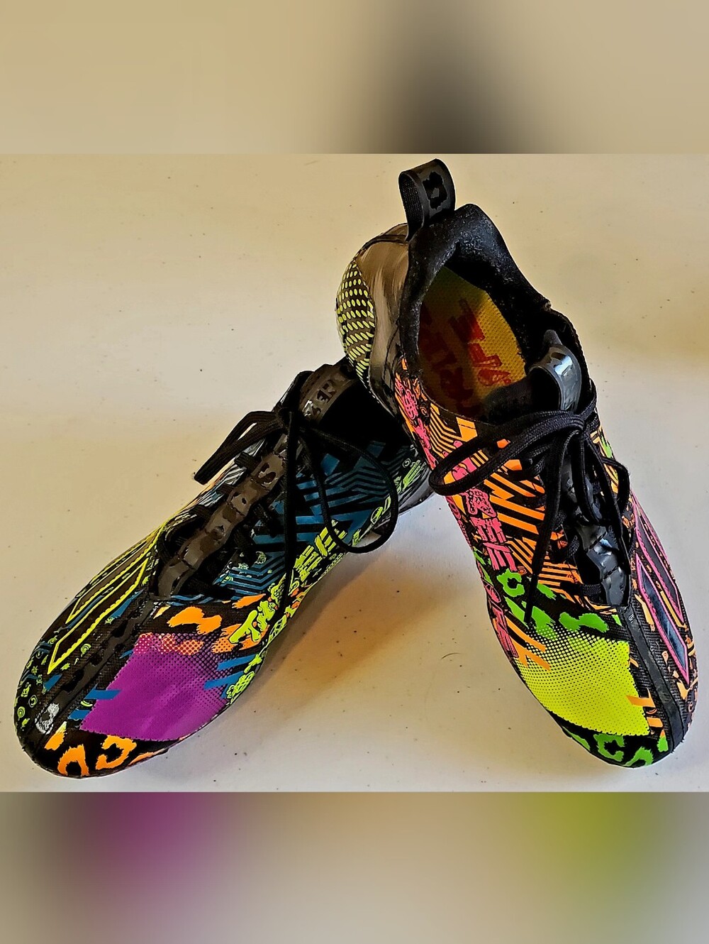 Adidas Adizero Three Stripe Life Lacrosse/Soccer/Football Cleat Sz 9M 10W